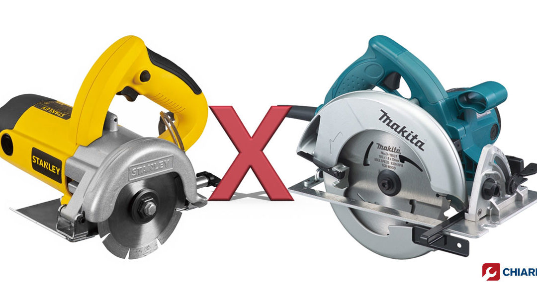 Diferenças entre a Serra Mármore (Makita) e a Serra Circular