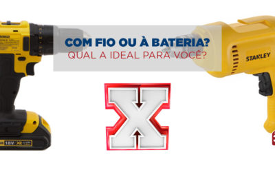 Ferramenta com fio ou à bateria?