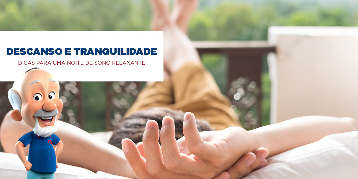 Descanso e tranquilidade:  dicas para uma noite de sono relaxante